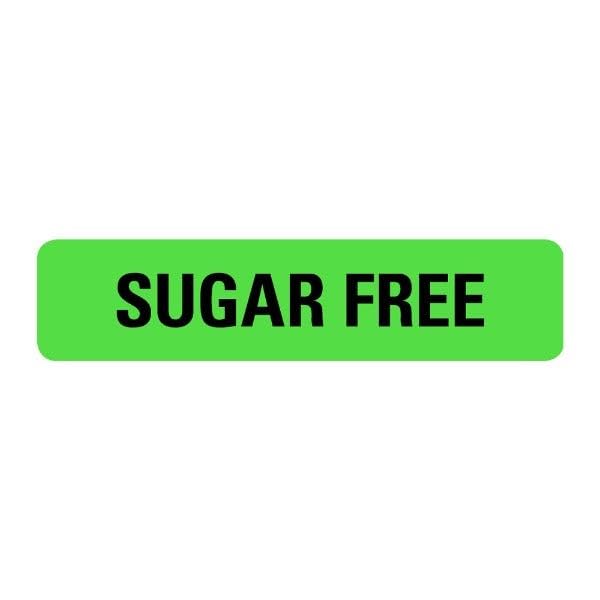 Sugar Free Food Service Medical Labels