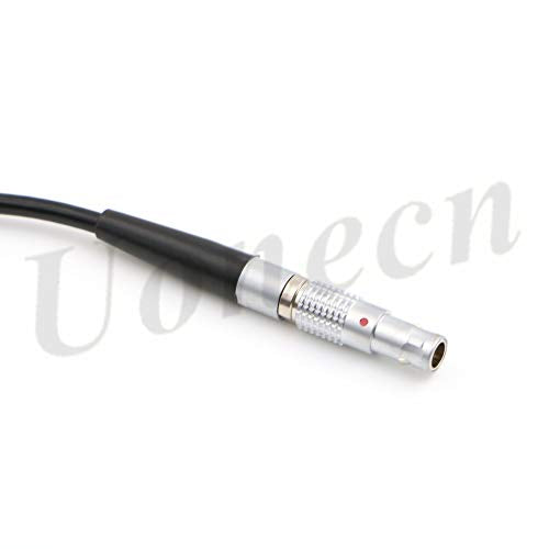 Uonecn Flexible 00B 4 Pin Male to BNC Plug Audio Timecode Cable for Red Epic Scarlet Camera Cable