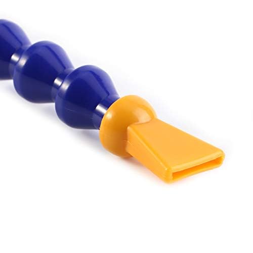 [Australia - AusPower] - Coolant Hose, 12 Pieces Coolant Pipe Plastic Flexible Water Oil Coolant Pipe Hose Flat and Round Nozzle Water and Oil Coolant Hose Thread Durite and Hose Coolant 