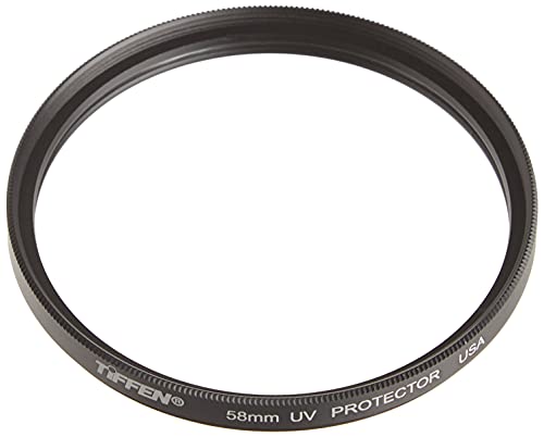 Tiffen 58mm Glimmer Glass 1 Filter and 58mm UV Protection Filter Bundle Filter + 58mm UV Filter