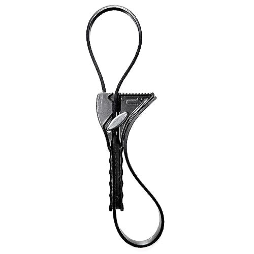 BOA CONSTRICTOR BO13010 strap wrench with 12-inch body, 39-inch strap, and black powder finish
