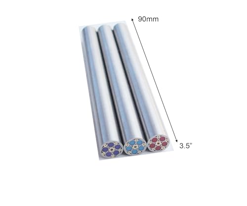 SICOCE 60mm purple mosaic pivot pin for knife scales, grips, hilt, and handle crafting