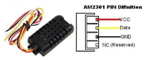 [Australia - AusPower] - 1 x DHT21 AM2301 Temperature and Humidity Sensor Module Relative Digital Output 