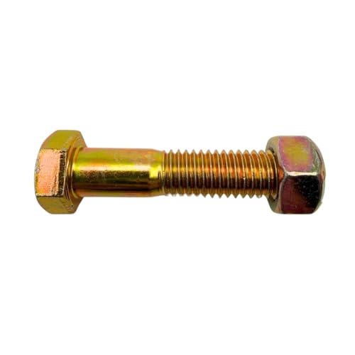 Quantum Forge 1/2-13 x 2-1/4 inch Grade 8 hex bolts with all-metal lock nuts, 4-pack