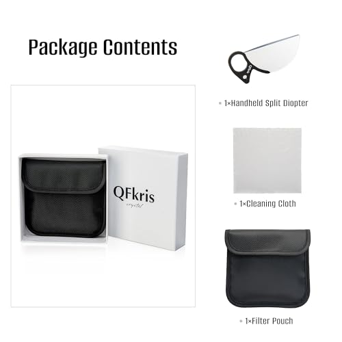 79mm Handheld Filters Split Diopter Special Effects Filters 79mm handheld half moon