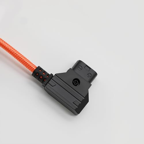 D-TAP to Lemo-Compatible 2 Pin Male Power Cable Suitable for Teradek Z Cam ARRI RED DJI TILTA Paralinx Preston Transvideo Offhollywood Switronix Panasonic (Orange) Orange