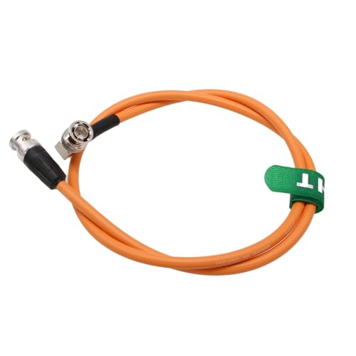 12G 4K Raw SDI Coaxial Video Cable BNC for ARRI Steadicam Transvideo Starlite Blackmagic Studio Canon Sony Camera Teradek Bolt SmallHD Feelworld Monitor 80cm Orange