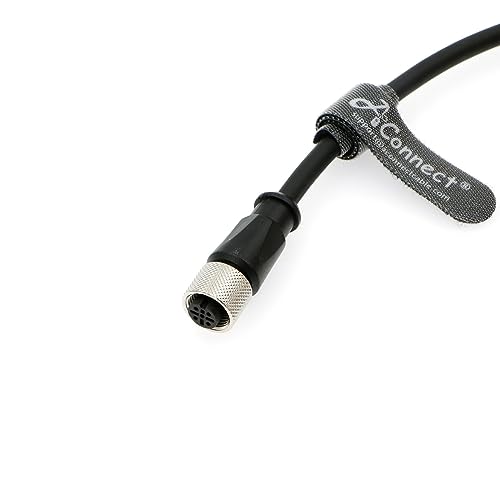 M12 A Code 5 Pin Male to Female Aviation Sensor Connector Industrial Cable for Device Network, Fieldbus Module 8M/26.24Ft