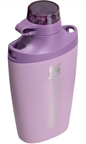 Stanley Cross Bottle | 23 oz Travel Bottle with Jacquard Strap | Leakproof Tritan Lid with Removable Straw | Insulated Stainless Steel Canteen | BPA-Free | Lilac Purple