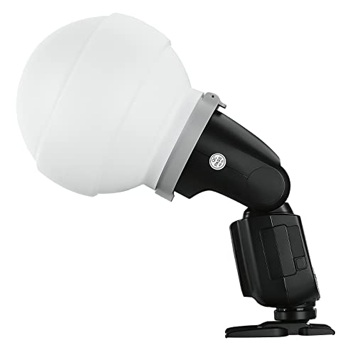 Godox ML-CD15 Diffusion Dome Kit, Flash Diffuser for Godox V1 AD100Pro AD200Pro AD300Pro AD400Pro V860III V850III TT685II V1Pro TT600 ML30 ML30Bi ML60 ML60Bi LC30D LC30Bi etc