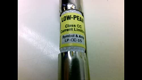 [Australia - AusPower] - PACK OF 5 - COOPER BUSSMANN LP-CC-15 LOW PEAK LIMIT TIME FUSE 15A LP-CC-15 