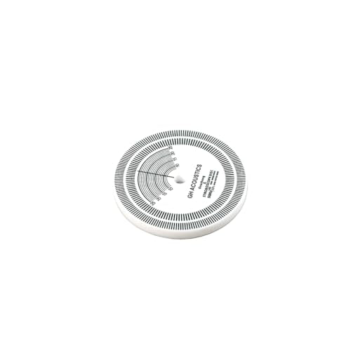 LP Vinyl Record Player Phono Tachometer Calibration Strobe Disc Strobe Mat 33 45 RPM