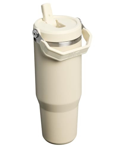 STANLEY IceFlow 2.0 Flip Straw Tumbler, 30 oz, Toasted Almond 30 Ounces