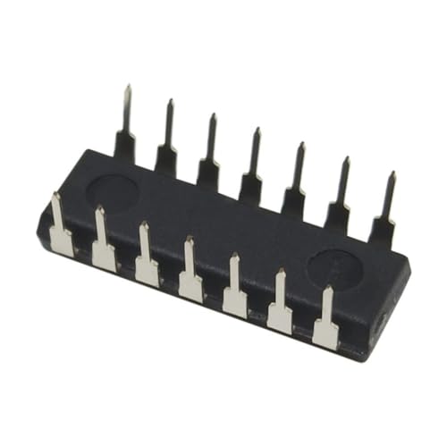 SN74HC14N Hex Schmitt Trigger Inverter IC DIP-14 (Pack of 20) | 2V-6V operating voltage, high-speed CMOS logic block for electronics projects and repairs