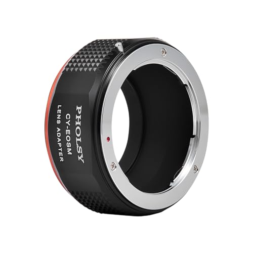 PHOLSY Adapter Compatible with Contax Yashica CY Lens to Canon EF-M Camera Contax / Yashica CY to EOS M