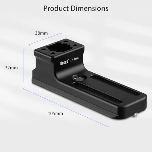 Haoge LF-S556 Lens Collar Replacement Foot for Sigma 500mm F5.6 70-200mm F2.8 DG DN OS | Sports Lens,Tripod Mount Ring Built-in Arca Type Quick Release Plate