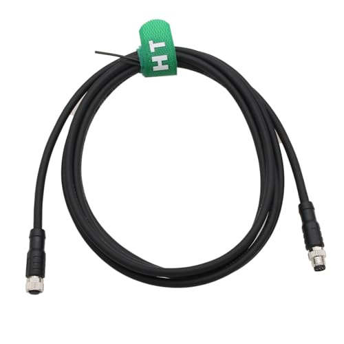 M8 8 pin Female Male Electrical Cable for Baumer CX Cognex Lucid Machine Vision Industrial Camera Sensor Automation Control I/O, A-Coded, Shielded, 3m M8 8 pin female to male