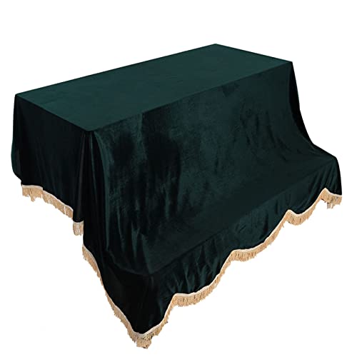 Upright Piano Dust Cover, 78.7in Pleuche Protective Cover