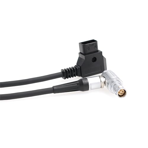 Power Cable for RED Komodo-X V-Raptor Epic/Scarlet Dragon DSMC2 Camera, D-tap Right Angle Female 6 Pin 20" 20"/50cm
