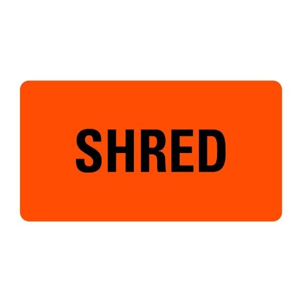 Shred Labels