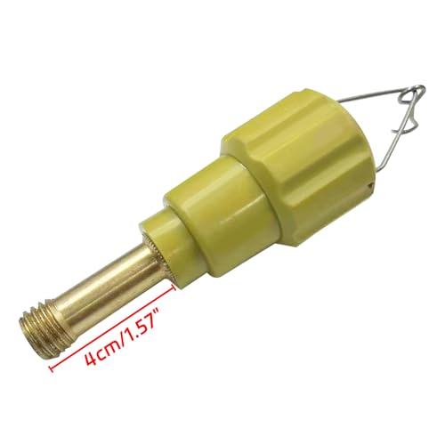 Generic 40mm 5/8"-11 stud adapter with plumb bob hook for total station survey tripod, 2-pack