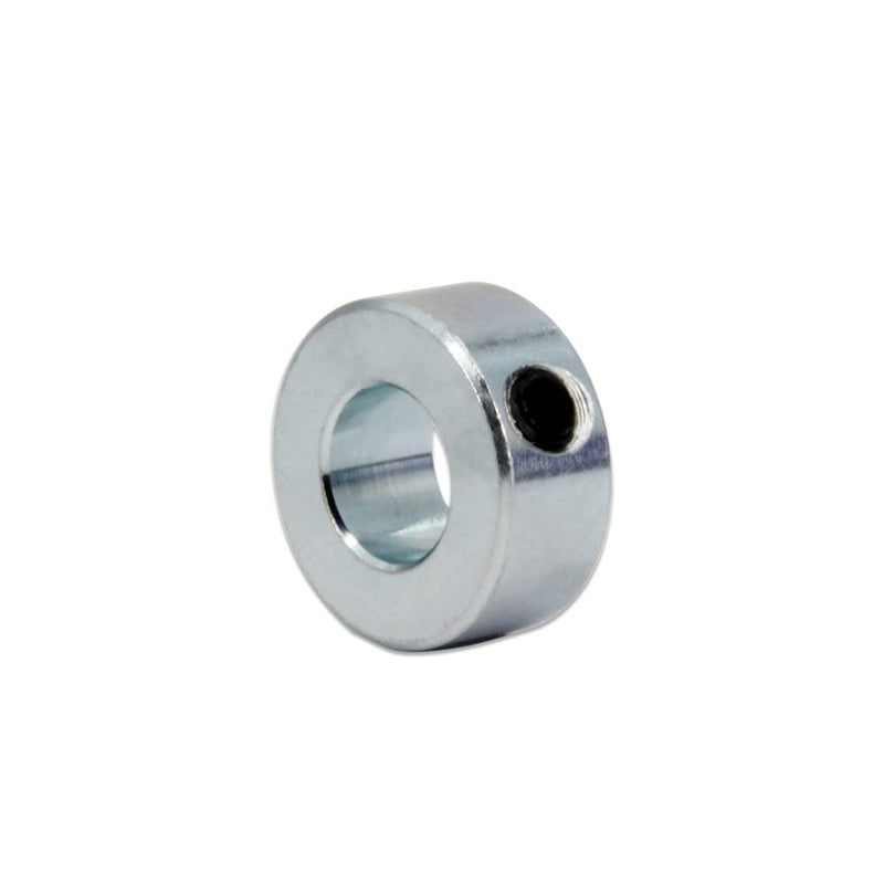 [Australia - AusPower] - 1/2" Bore Shaft Collar with Zinc Plated Solid Steel Style Set Screw Shaft Collars for Machinery and Industrial Use, 8pcs/Pack (Silver-1/2") 1/2" 