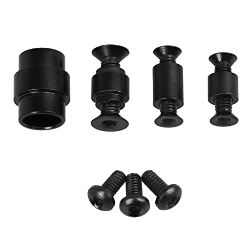 A.I.FORCE 13-piece black titanium hardware screw set for Spyderco C81 knife, assorted screws and bolts