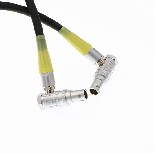 Uonecn Preston FIZ Follow Focus Motor Cable Right Angle 7 Pin Male to Right Angle 7 Pin Male
