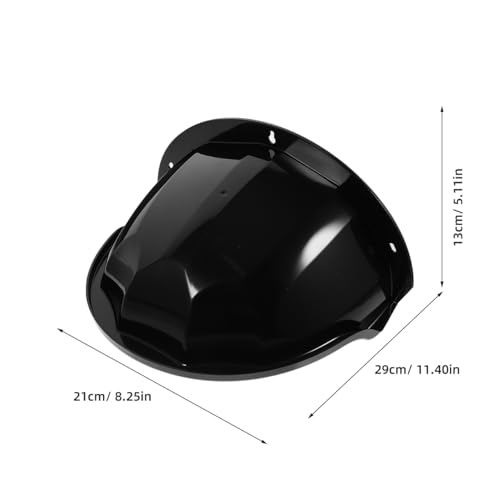 HOMSFOU Outdoor Camera Cover Camera Rain Cover with Sunshade Roof Weatherproof Security Protector for Outdoor Use Black 2 Pack 11.41 X 8.26 X 5.11 in Black 2pcs