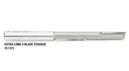 Amana Tool - 51310 Carbide Tipped Stagger Tooth Plunge 1/2 Dia x 2-1/4 x 1/2" Shank