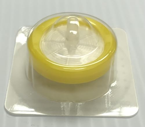 Advangene sterile MCE syringe filter, 0.45μm, 30mm, yellow, 30-pack