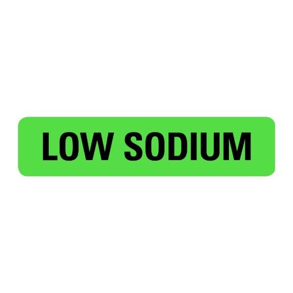 Low Sodium Labels