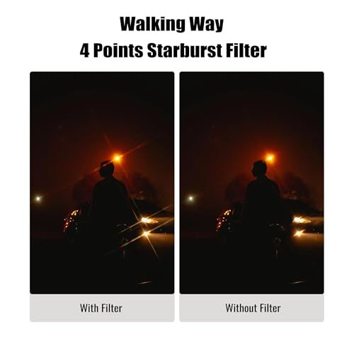 Walking Way 72mm Star Filter Set, 4-6-8 Points