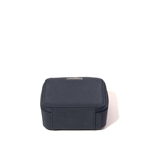 Baggallini Travel Jewelry Box - Lightweight 4.7”x4.7”x1.9” Travel Jewelry Case One Size French Navy