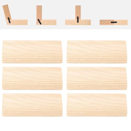 Anu Limen solid beechwood dowel pins for furniture assembly and woodworking projects
