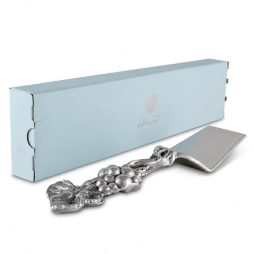 Arthur Court Grape Cake/Lasagna Server - Sand Cast Aluminum - Elegant Serving Tool - 10.75 Inch Long