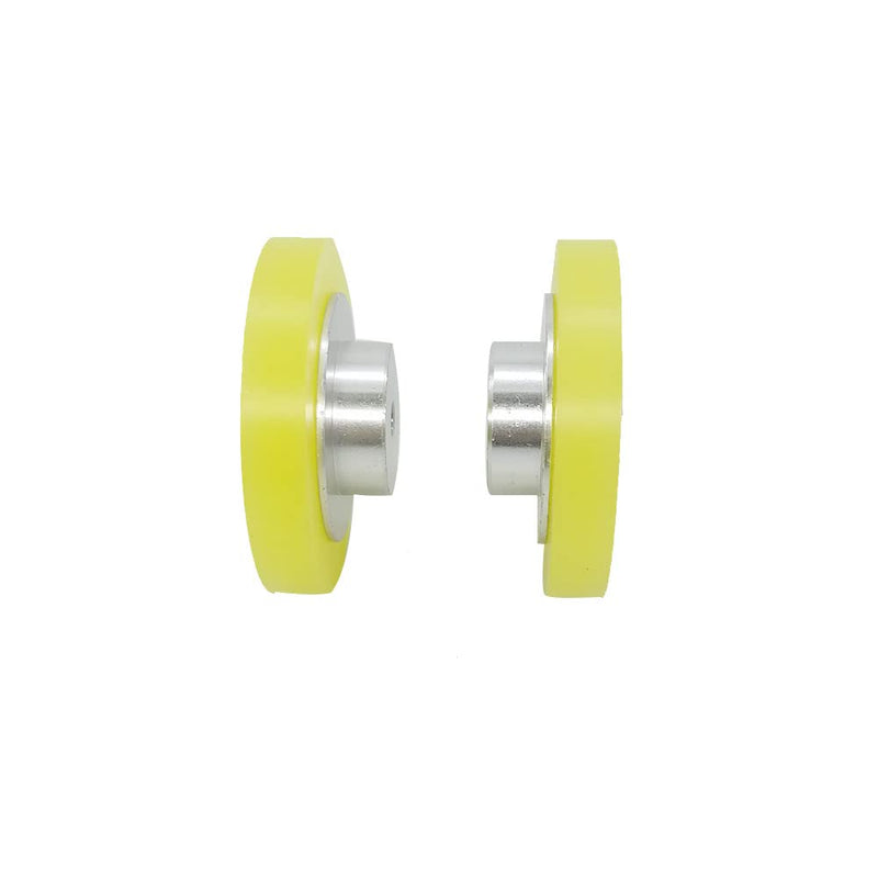 [Australia - AusPower] - 2PCS Industrial Encoder Meter Measuring Roller Rubber Wheel Wear-resistant Polyurethane Synchronizer Wheel for Rotary Encoder (Perimeter 200mm(hole diameter 8mm)) Perimeter 200mm(hole diameter 8mm) 