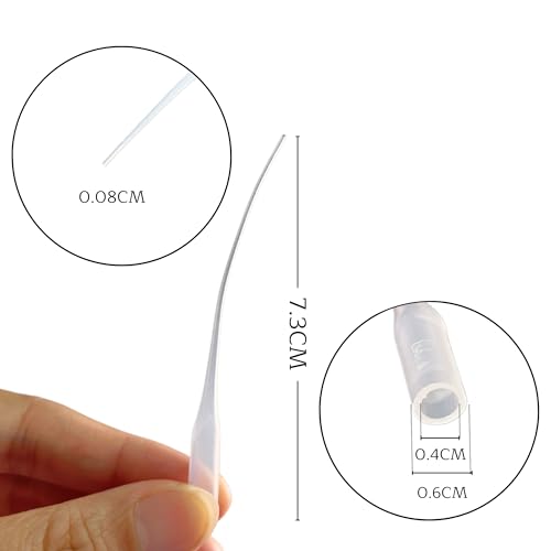 FIXWANT micro CA glue fine tip applicator bottle tips for adhesive dispensing and crafting