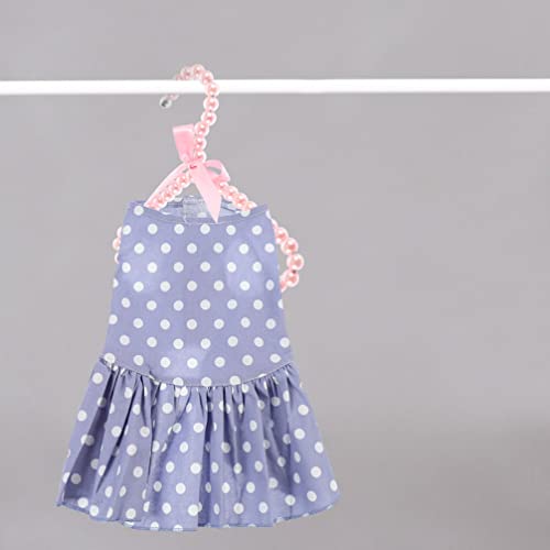 Baby Hangers Kids Hangers 5pcs Pearl Beads Clothes Hangers Beaded Clothes Hangers Dress Pants Hanger Closet Coat Hangers for Kids Pet Dogs Baby Hangers Kids Hangers