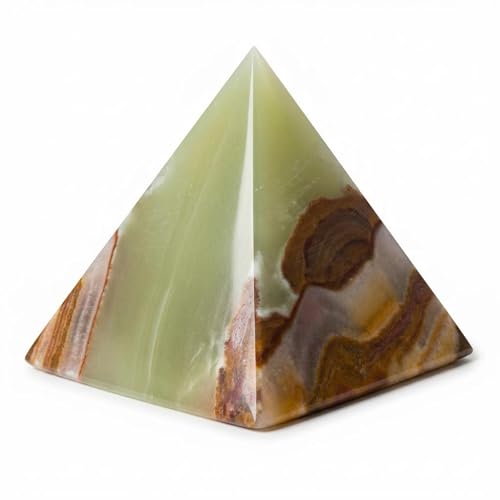 | Pyramid | Green Onyx | 2” x 2" | 1 Pc | Crystals and Healing Stones, Room Decor, Spiritual Gifts, Reiki, Chakra, Witchcraft, Yoga, Meditation Accessories