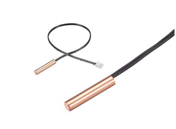[Australia - AusPower] - 10K Ohm NTC Thermistor Probe - 0.5m Copper Wire Temperature Sensor - Waterproof, High Accuracy & Fast Response for HVAC, AC & Air Conditioner Systems (3-Pack) 