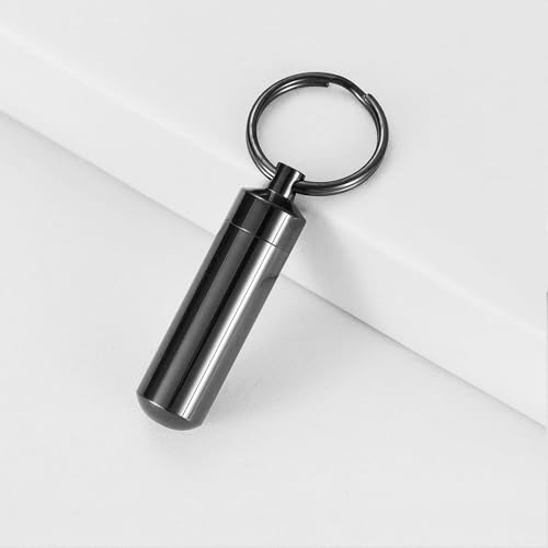 Cremation Jewelry Urn Keychain for Ashes for Women Men Cylinder Vial Cremation Urn Necklace Keepsake Ashes Memorial Jewelry,1 Pieces