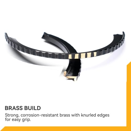 NiSi Brass Pro 67mm to 77mm Step-Up Ring, Converts 67 Lens to 77 Filter 67-77mm