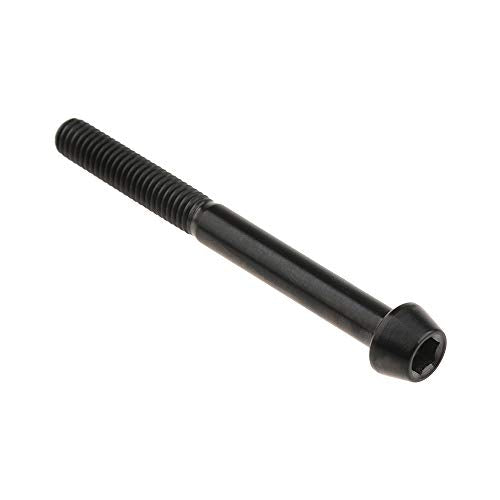 Wanyifa black titanium M5x50mm tapered head hex bolt screw with hex socket detail