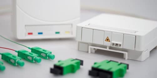 Elfcam - Fiber Optic Termination Point (GF-AP) FTTH, Fiber Optic Connector SC/APC (2 Optical Connectors) 2 Optical connector