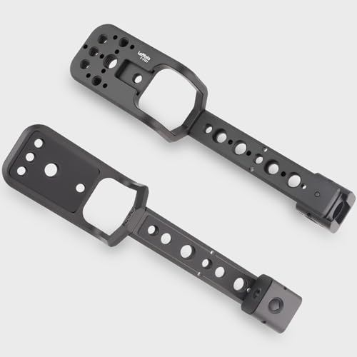 Leftfoto Handle Extension Rig Compatible with XLR Handle Unit for Sony Camera FX3 FX30,Extension Bracket Grip with Cold Shoe,NATO & 1/4"-20 and 3/8"-16 Threads