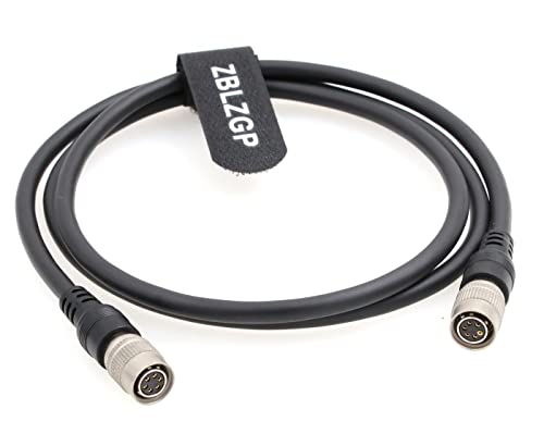 Hirose 6-Pin Female to Hirose 6 Pin Female Cable for Industrial Basler CCD Camera (60CM, Straight-Straight) 60CM