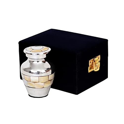 HLC URN Elegant Small Keepsake Urn for Human Ashes, Mini, Affordable (3 cu.in)