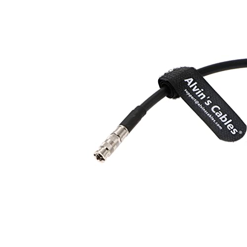 Alvin's Cables 12G HD SDI Coaxial Cable Micro-BNC Male High-Density BNC to BNC Male for Blackmagic Video Assist 75 Ohm straight micro bnc