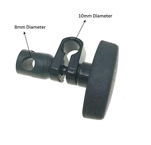 Suxing Sleeve Swivel Clamp Chuck for Magnetic Stands Holder Bar Dial Indicator Gauge 8mm Diameter Hole&10mm Diameter Hole(D8-D10) D8-D10